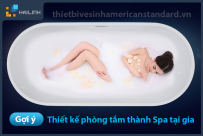 Gợi ý thiết kế phòng tắm thành Spa tại gia