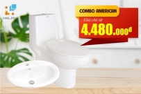 Giảm Sốc đến 40% các gói Combo TBVS American Standard