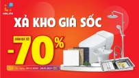 Khuyến mại Sốc cuối năm: Xả kho giảm giá tới 70% hàng trăm mặt hàng